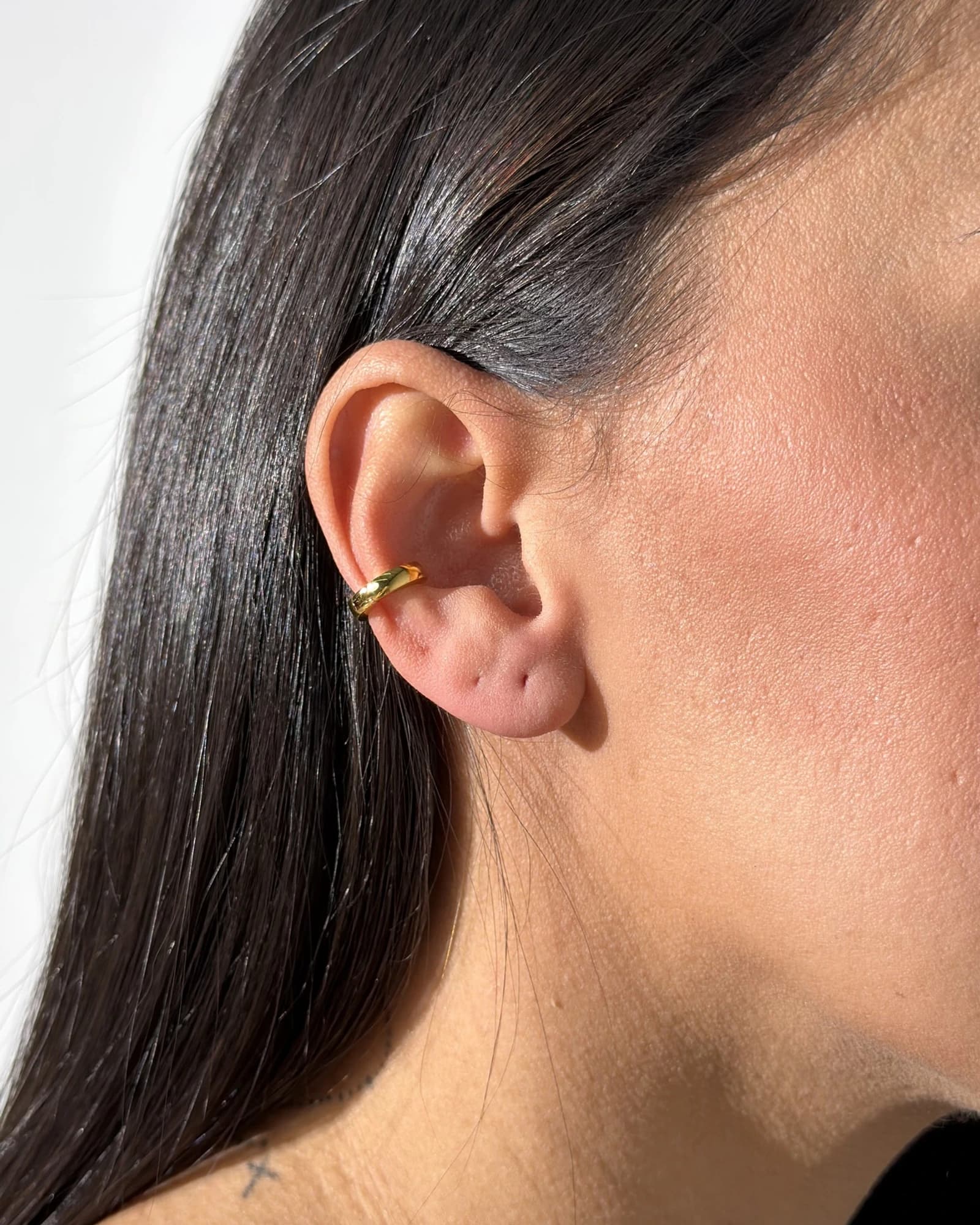 Piercing fake dourado